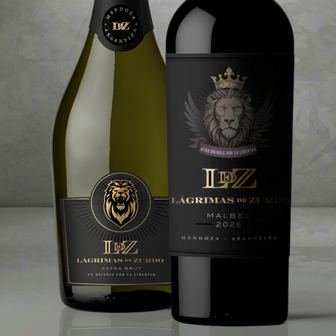 Lágrimas de Zurdo Malbec y Extra Brut