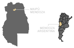 Ubicación del terroir en Luján de Cuyo, Mendoza